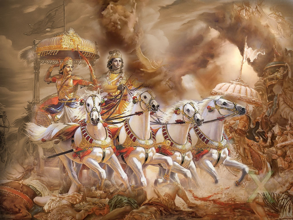 Mahabharata scene